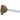 A close-up view of the 9mm Rasta Slide Bowl, displaying a colorful glass bowl against a plain white background.