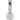 Front view of the Baller Bubble Base Bong, a clear glass water pipe with a rounded base and simple cylindrical neck.