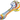 A close-up, angled view of the Rainbow Ripper Spoon Pipe, showcasing its colorful glass swirl design.