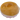 Front view of the "Frosted Donut" Glass Pipe, resembling a glazed donut with a subtly textured surface and rounded form.