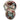 Front view of “The Primordial Ooze” Glass Spoon Pipe, showcasing the colorful glass swirl design.