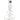 A front view of the Mini Bubble Beaker Rig, a clear glass piece with a rounded base and simple cylindrical neck.