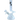 A three-quarter view of “The Zag” Beaker Zong Style Bong, showcasing its clear glass construction and classic beaker shape.