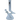 Front view of “The Zag” Beaker Zong Style Bong, a clear glass beaker with a simple cylindrical shape.