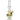 Vertical studio shot of the LA Pipes Typhoon Twister Glass Bong showing a clear spiral neck, rounded teal-and-yellow swirled chamber, and a green-tinted bowl.