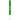 A side view of the 5" Color Downstem 18mm to 14mm OG, displaying its green glass tube and visible joint connection.