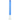 Front view of the 5" Color Downstem 18mm to 14mm OG, a blue glass piece with a simple cylindrical shape.