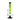 Front view of the Slitted Inline Wig Wag Reversal Top Bong, displaying a clear glass body with a unique patterned design.