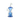 A front view of the blue Humboldt Recycler, showcasing its layered glass design and smooth curves.