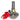 Front view of the “Burmëse” Water Pipe with red flowers in front of a plain white background.