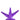 A top-down view of the Banger Hanger Silicone Banger Stand, showcasing its purple, tripod-like design on a plain white background.