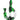 Front view of the Echo 4-in-1 Silicone Bong, showcasing its green and black patterned body and clear acrylic chamber.
