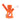 A front view of the Hyborg Silicone Glass 4-in-1 Hybrid Water Pipe and Nectar Collector, showcasing its orange silicone body and glass components.