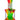 Front view of the Silicone Kettle Bubbler, a colorful, compact bubbler with a rounded kettle shape and a clear mouthpiece.