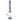 A front view of the Halo Pretty Done Beaker Single Stack, showing the colorful glass design and single stack perc.