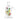 The Trippy Garden Ash Catcher displays a front view of a glass piece with colorful, sculpted floral accents inside.