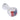 Angled close-up of the Rock Legends Jimi Hendrix USA 4" Spoon Pipe showing a white glass bowl with a printed American flag and Hendrix portrait.