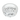 Top-down view of a clear Stundenglass Glass Liner showing its shallow circular bowl and evenly spaced drain holes against a white background