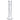 Front view of the 12" Tank Straight Tube, a clear glass tube with a simple, cylindrical shape.