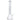 Front view of the 18" Tank MAX, a clear glass water pipe with a simple cylindrical shape and angled neck.