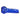 A front view of the 4" Blue Dream Hand Pipe in transparent blue, showing detailed glasswork.